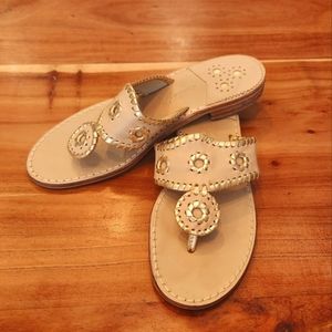 Jack Rogers Gold Sandles size 9